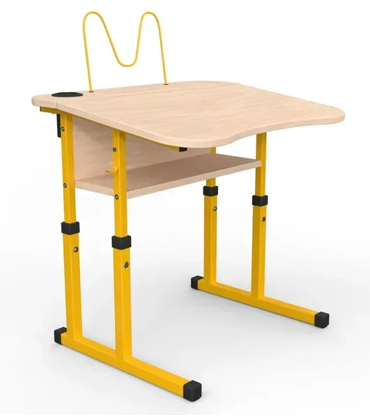 Стіл учнівський Оптіма №4-7 600х500 МФ Вересень